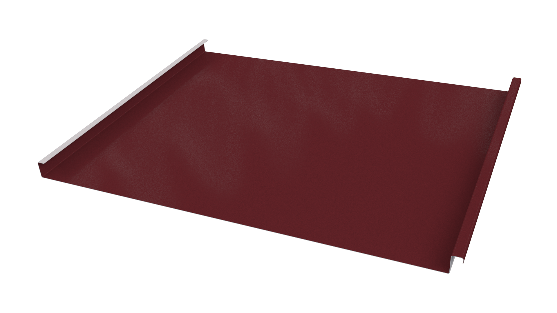 Фальцевая кровля 562/550x0,5 мм, 3005 винно-красный глянцевый