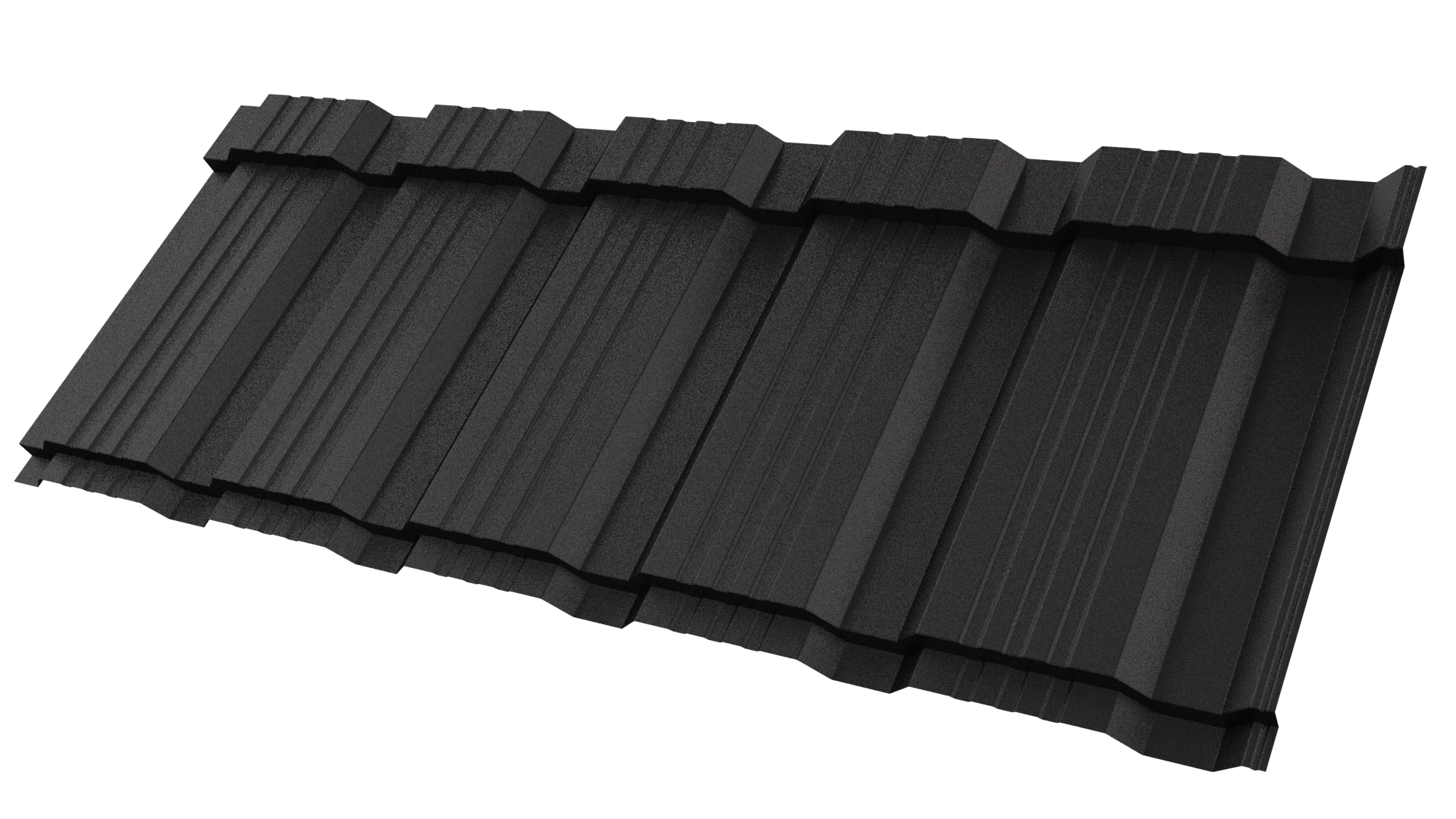 Профиль Пегас 1195/1130x0,45 мм, 9005 черный янтарь матовый