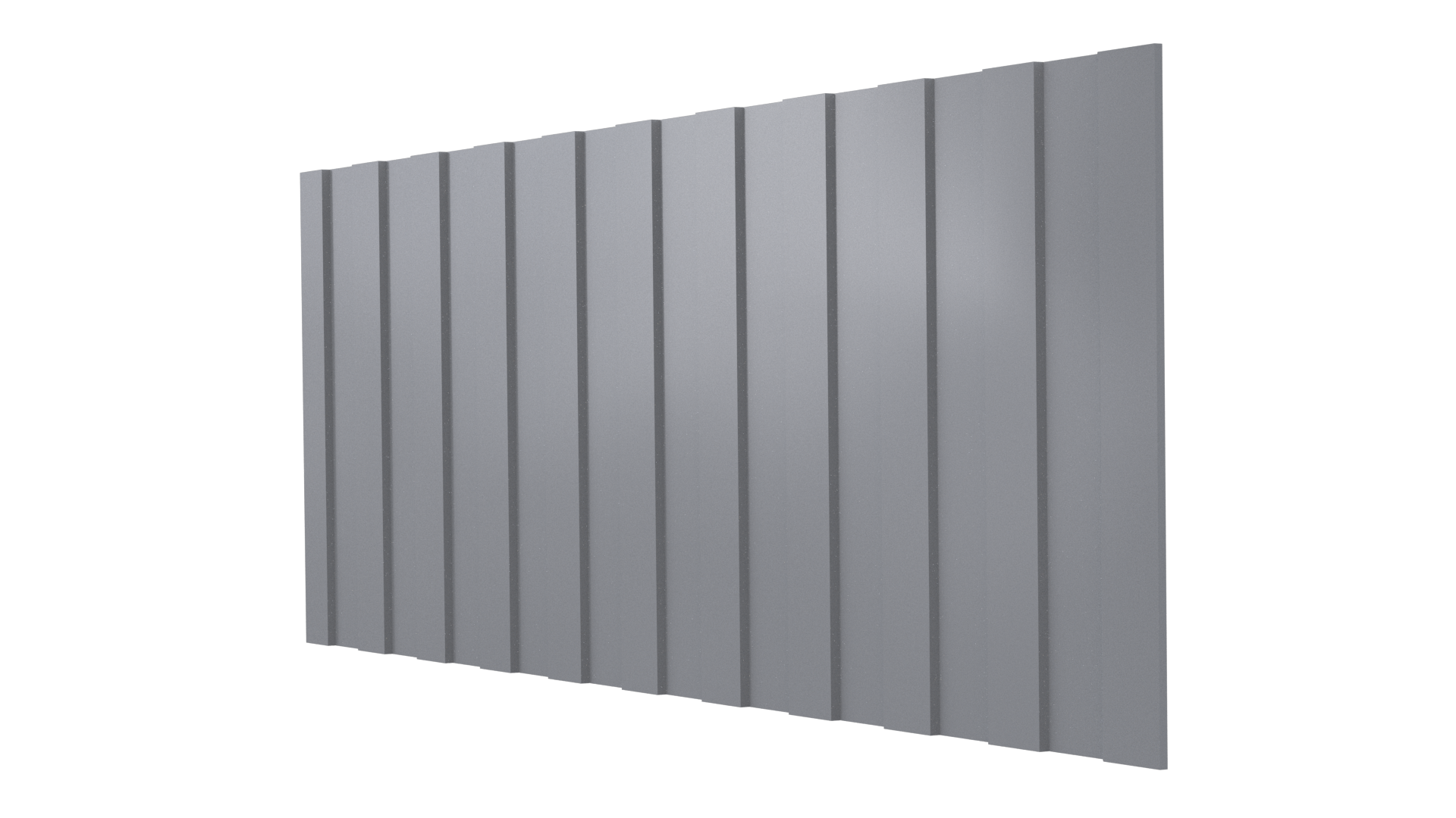 Профнастил С8 1200/1150x0,4 мм эконом, 7040 серое окно глянцевый