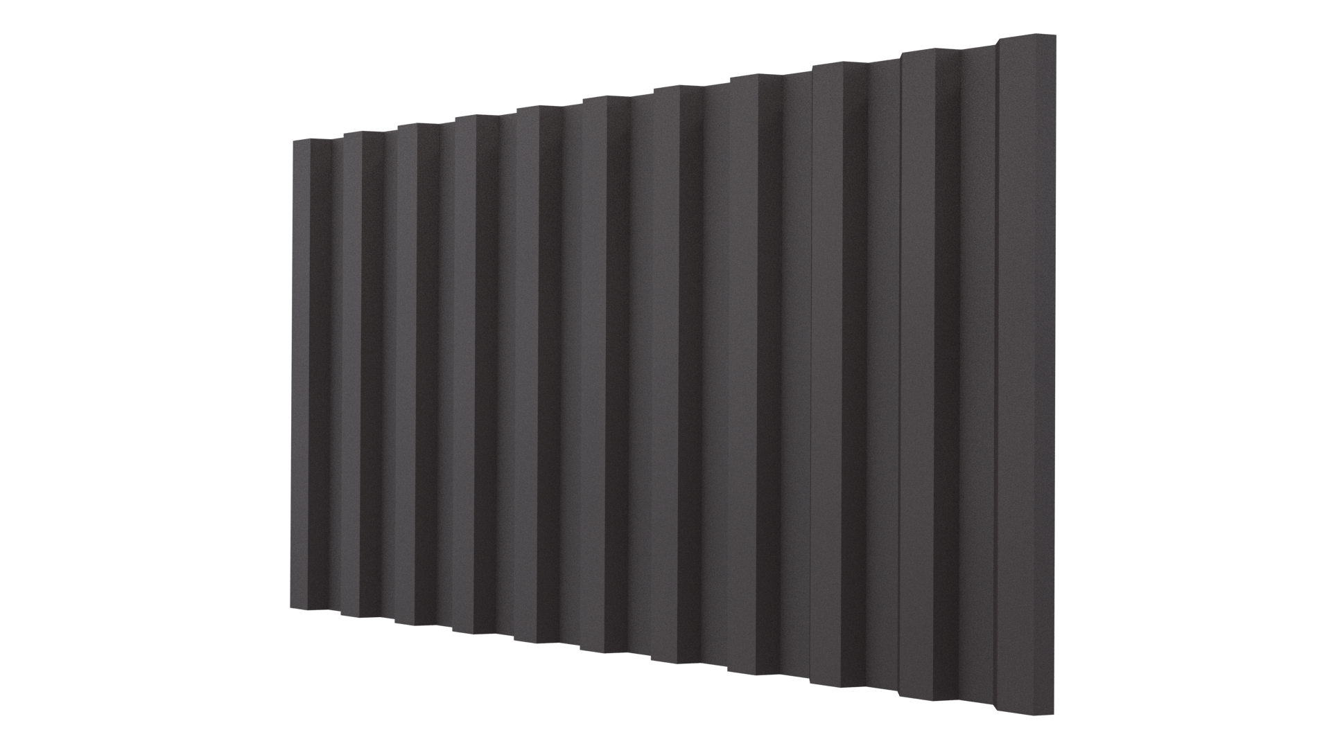 Профнастил С21 1051/1000x0,45 мм, 8019 серо-коричневый матовый