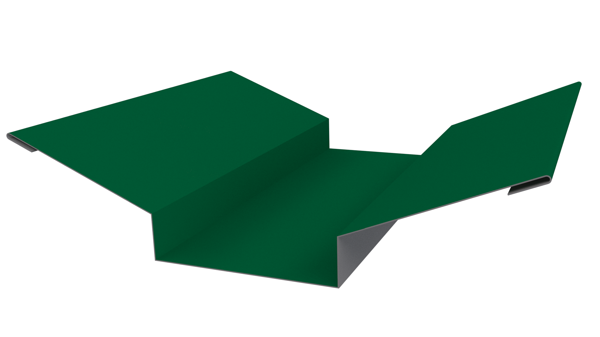 Планка ендовы верхняя 76x76x2000 мм, 6029 мятно-зеленый глянцевый
