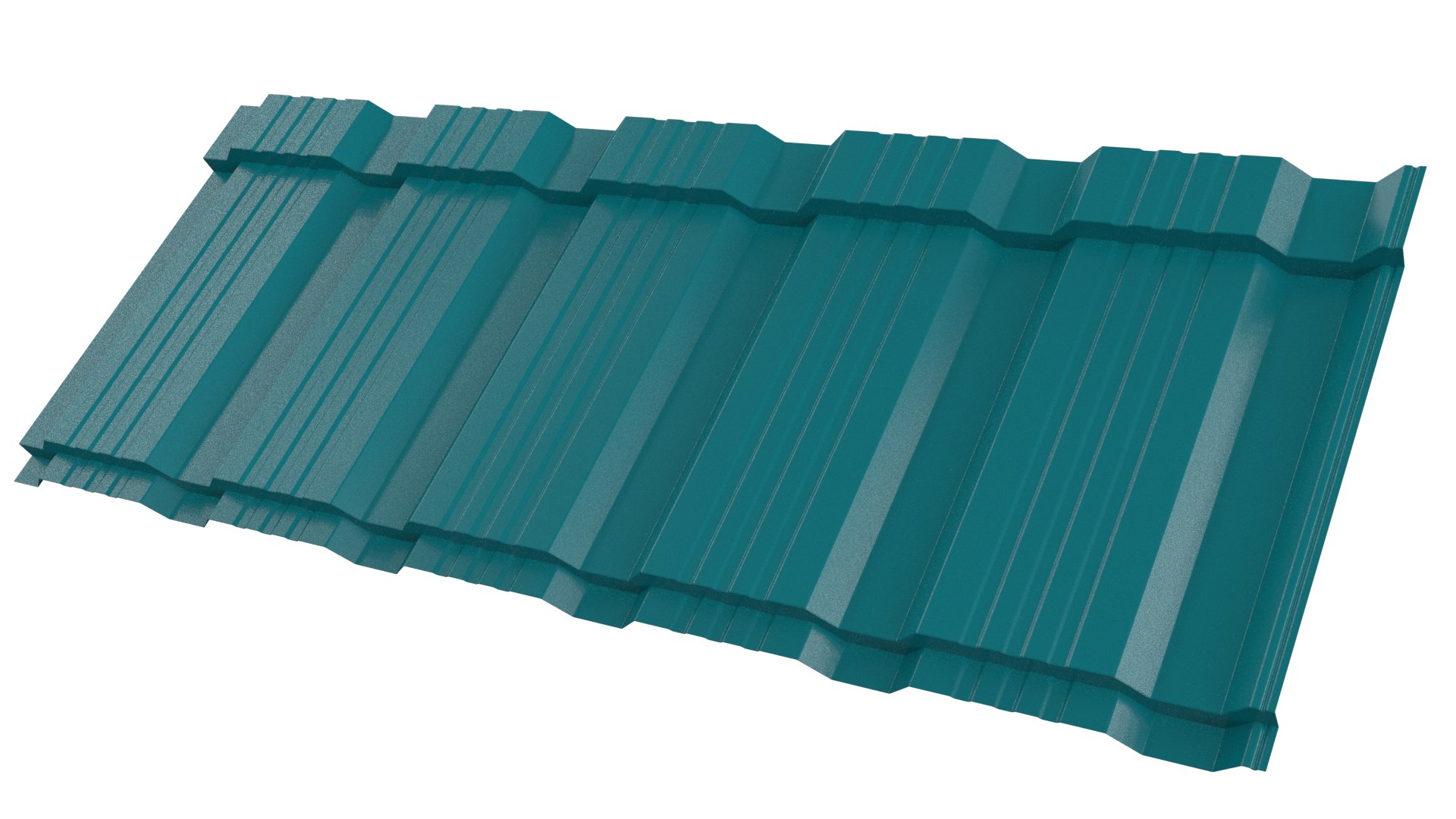 Профиль Пегас 1195/1130x0,45 мм, 5021 водная синь глянцевый