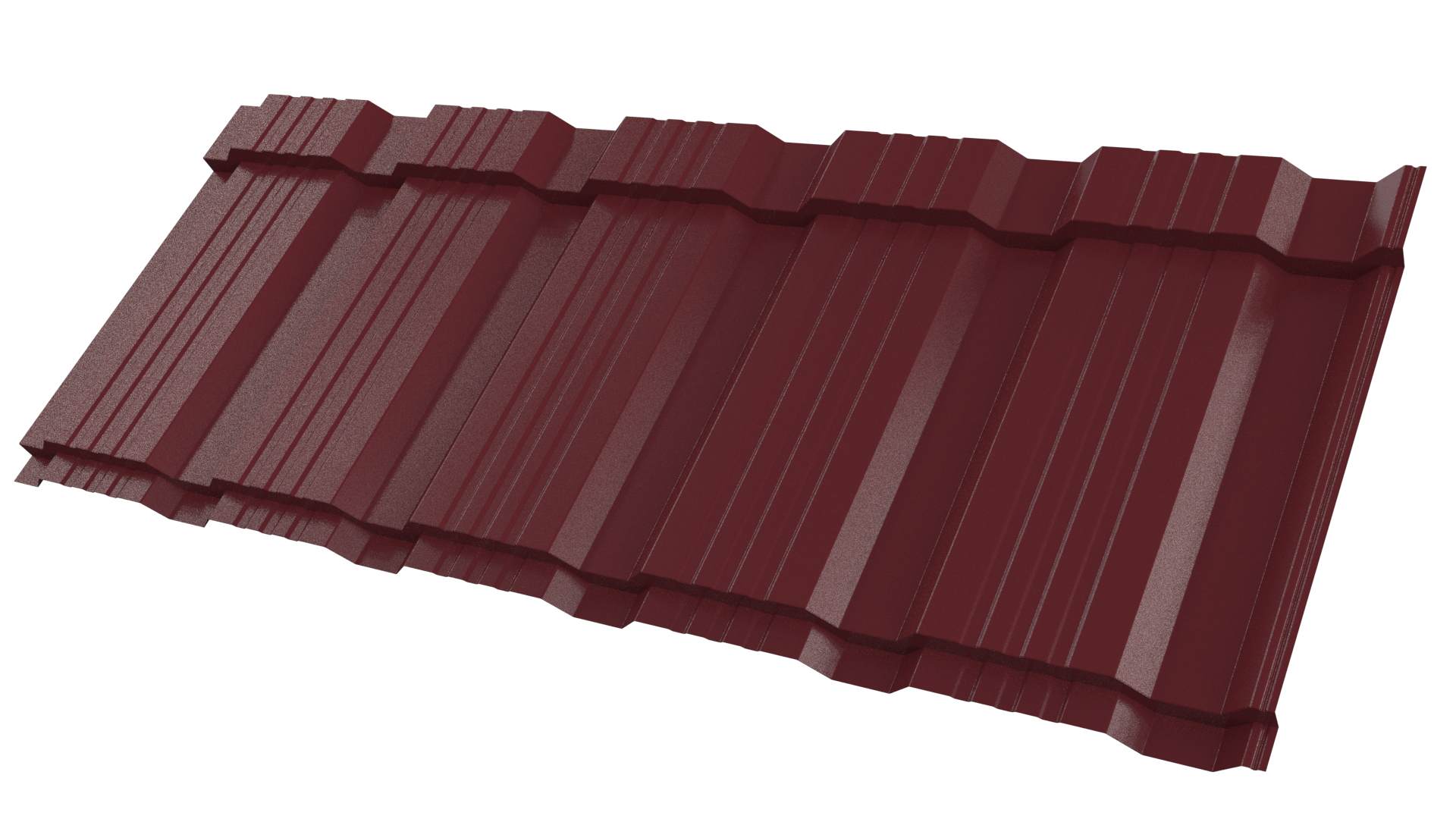 Профиль Пегас 1195/1130x0,45 мм, 3005 винно-красный глянцевый