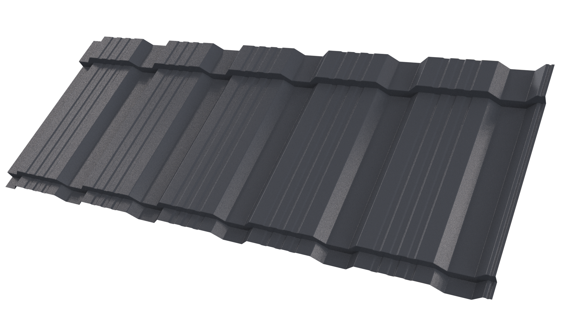 Профиль Пегас 1195/1130x0,45 мм, 7024 графитовый серый матовый
