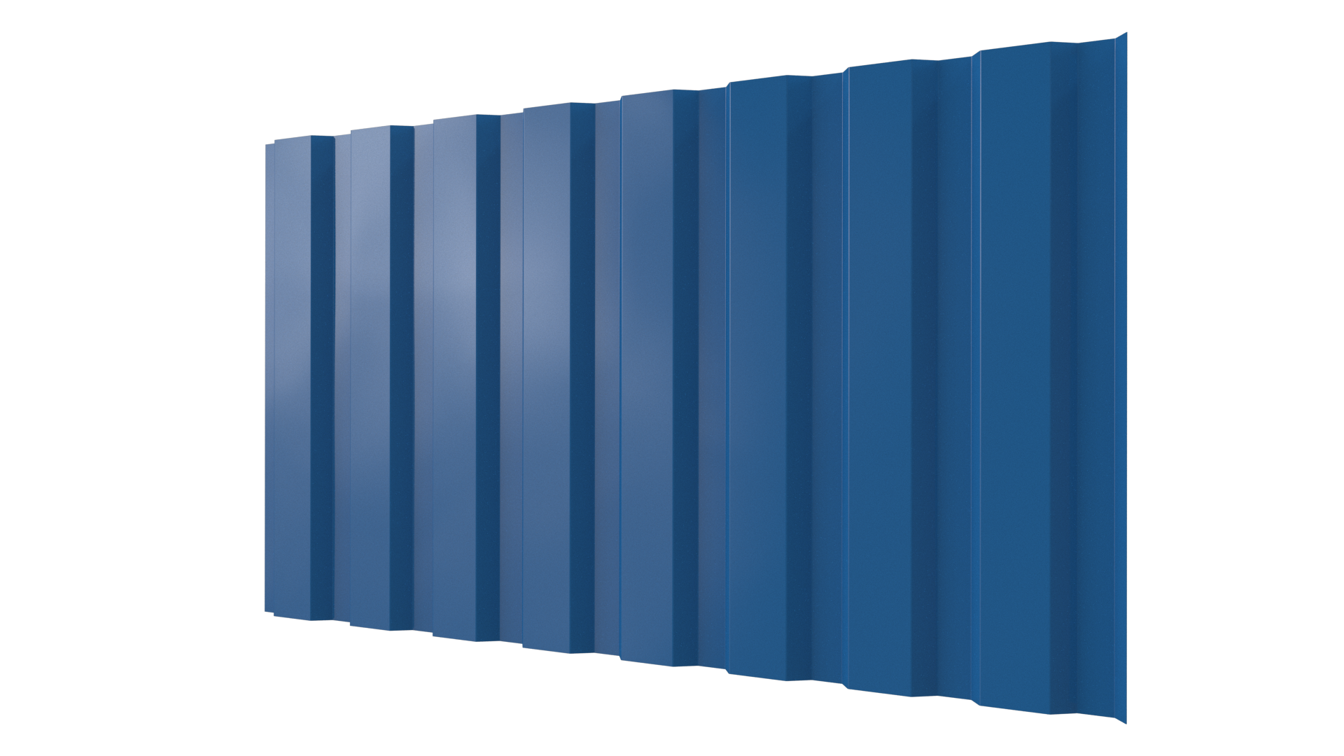 Профнастил С20A 1150/1100x0,4 мм, 5015 небесно-синий глянцевый