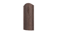 Штакетник Европланка 126x0,45 мм, Морёный дуб 3D