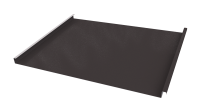 Фальцевая кровля 562/550x0,5 мм, 8019 серо-коричневый глянцевый