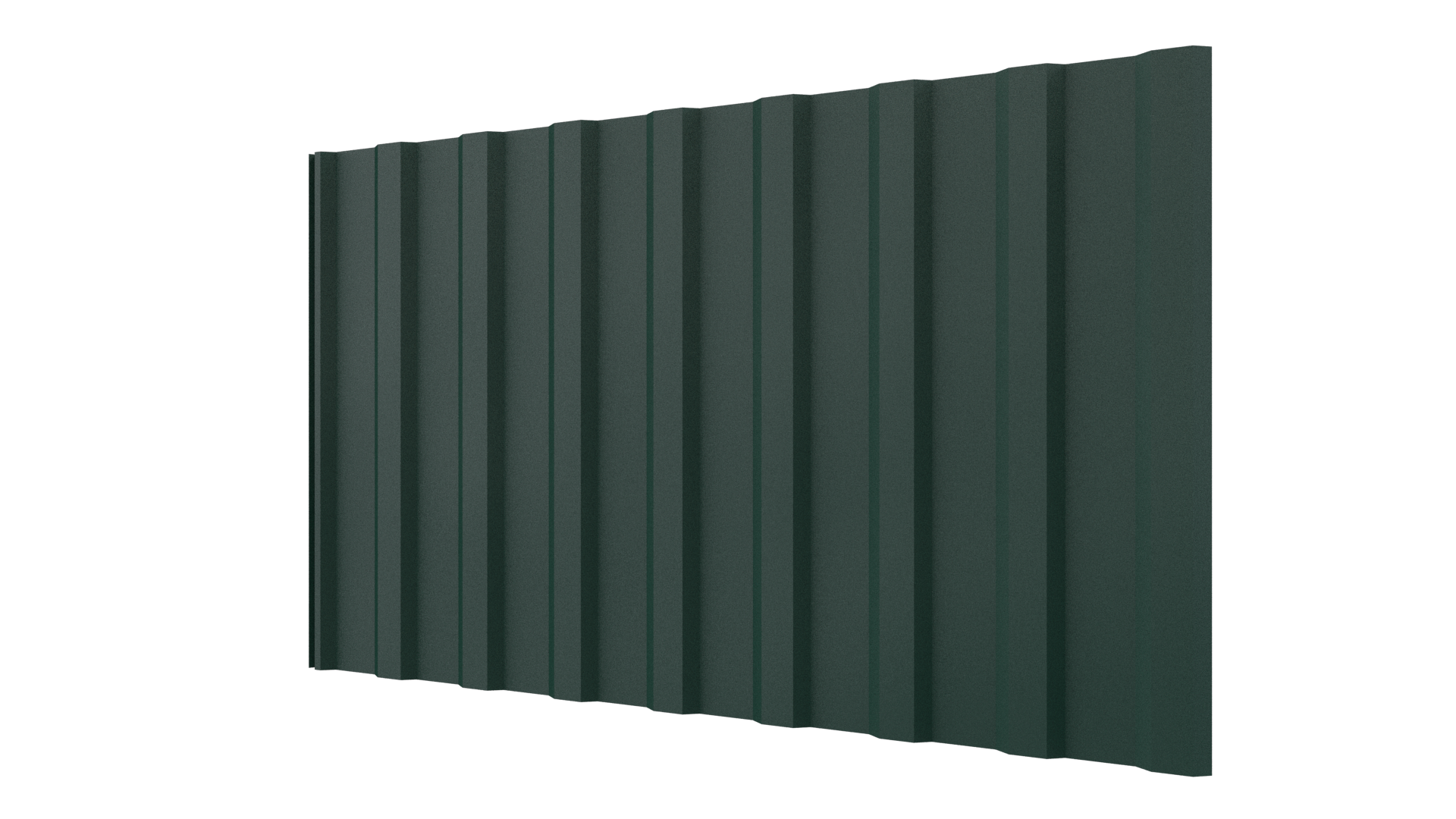 Профнастил С20R 1150/1100x0,5 мм, 6005 зеленый мох матовый