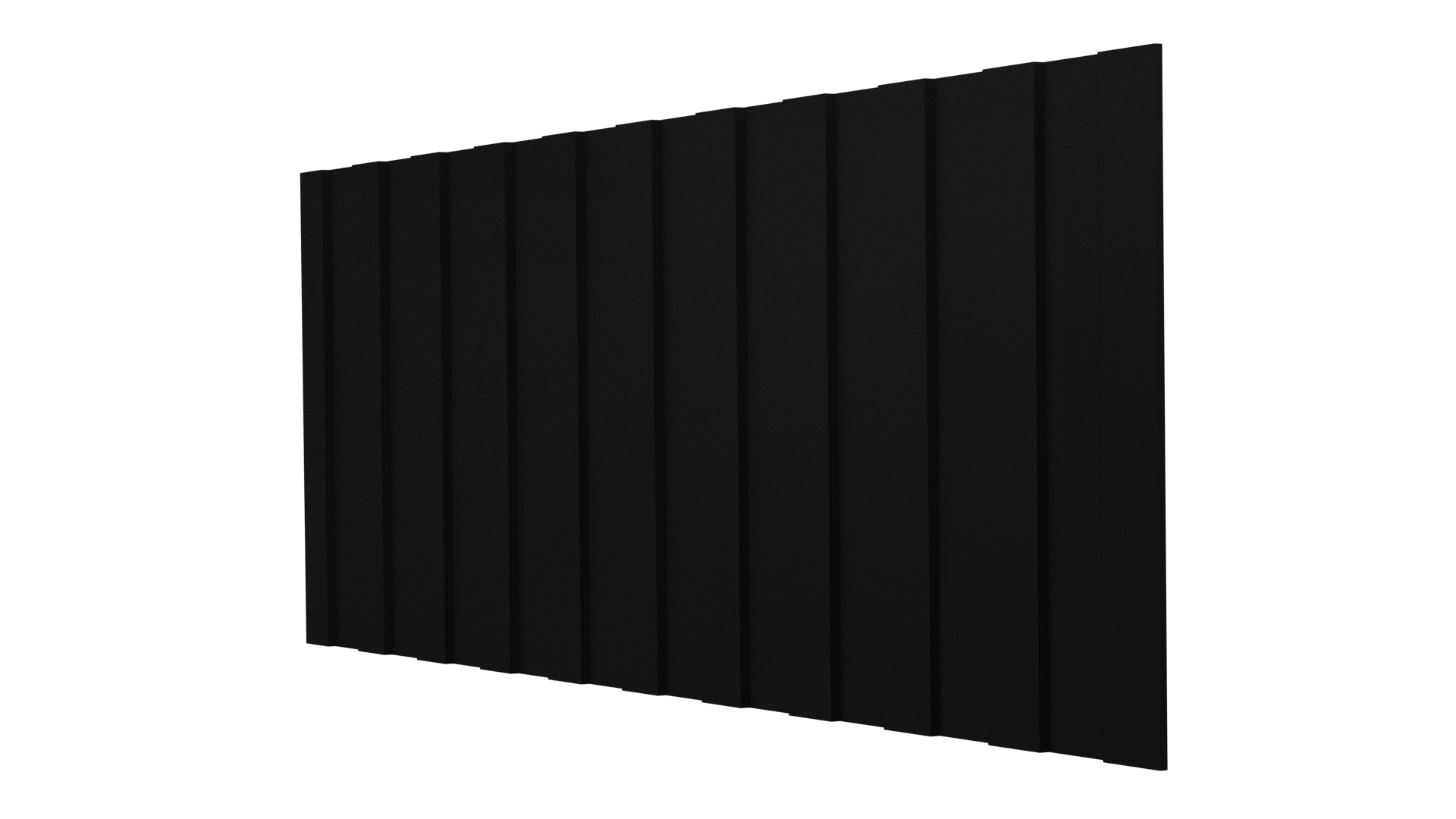 Профнастил С8 1200/1150x0,5 мм, 9005 черный янтарь стальной бархат