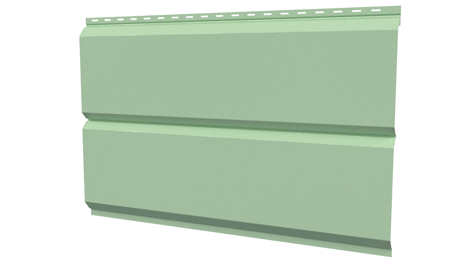 Л-брус 264/240x0,4 мм, 6019 бело-зеленый глянцевый