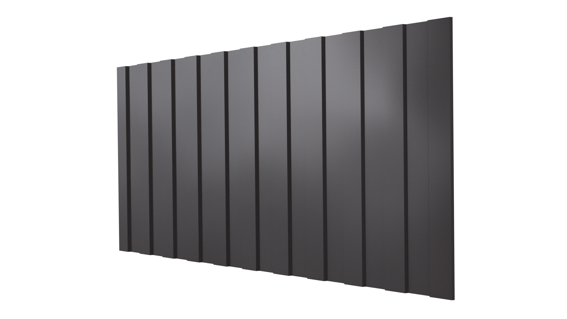 Профнастил С8 1200/1150x0,45 мм, 8019 серо-коричневый глянцевый