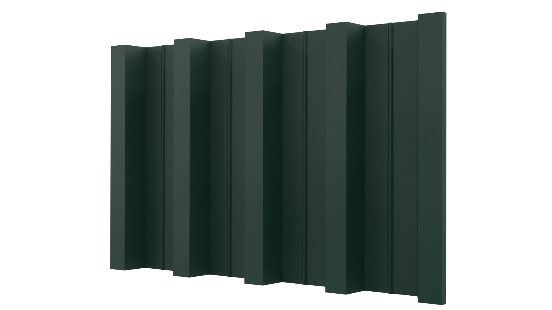 Профнастил Н60 902/845x0,5 мм, 6005 зеленый мох матовый