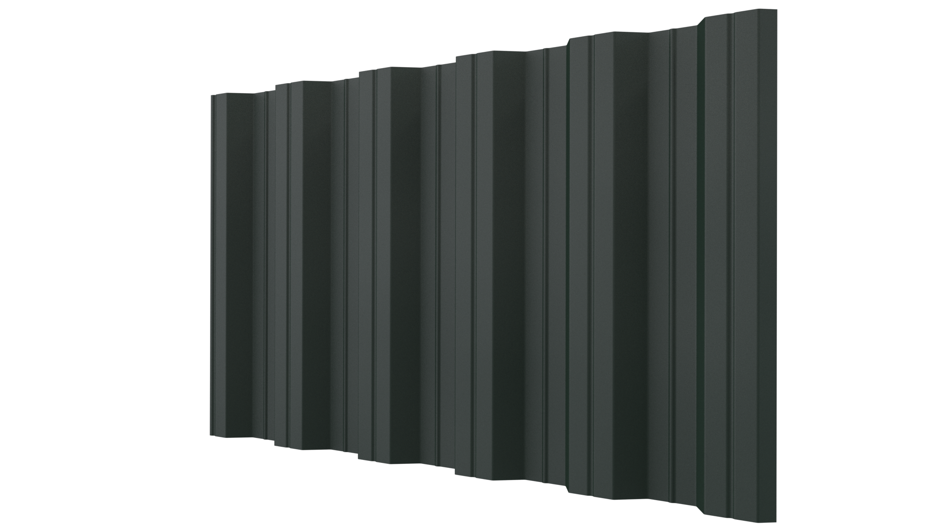 Профнастил НС35 1060/1000x0,5 мм, 6009 пихтовый зелёный матовый