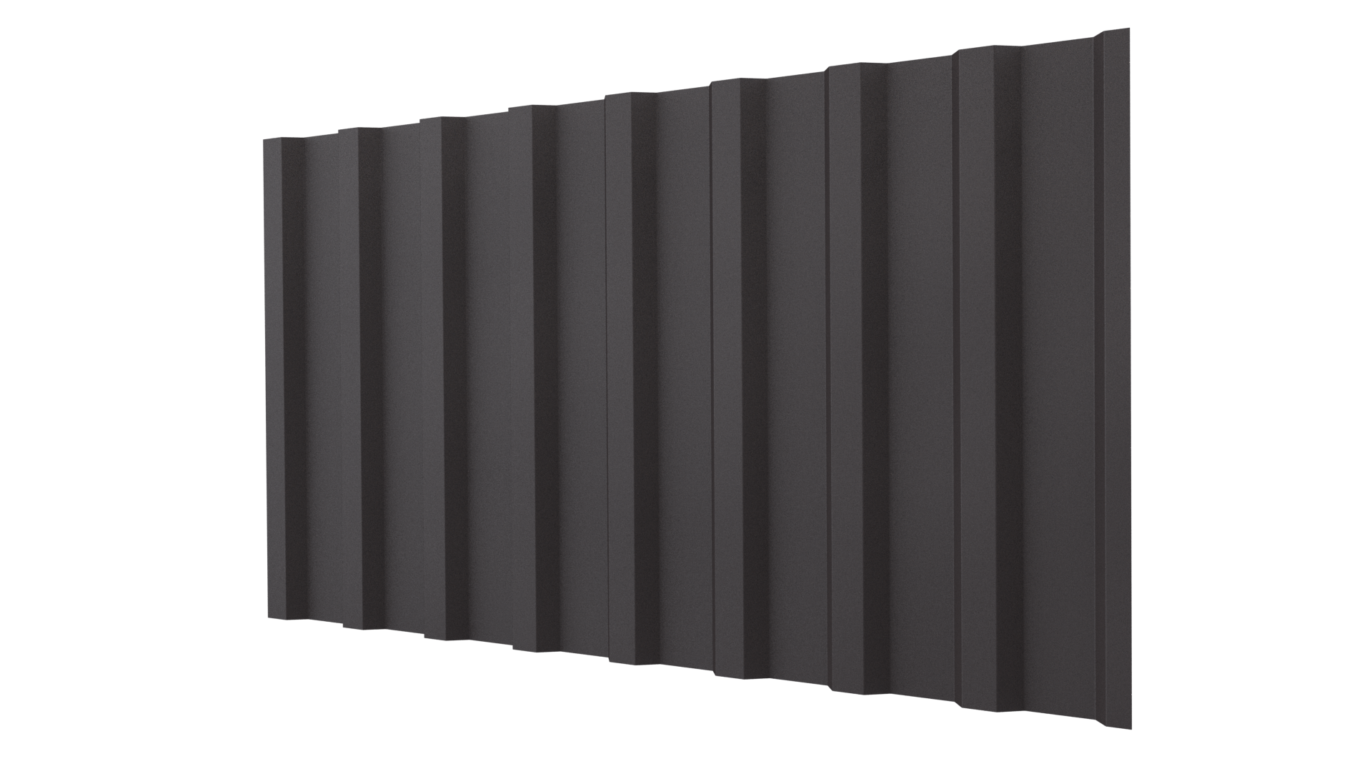 Профнастил С20B 1150/1100x0,5 мм, 8019 серо-коричневый матовый