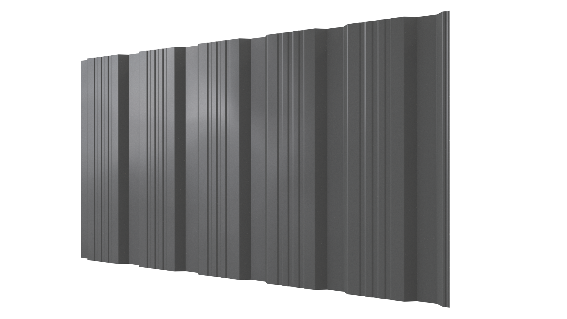 Профнастил К20 1195/1130x0,5 мм, 7005 мышино-серый глянцевый