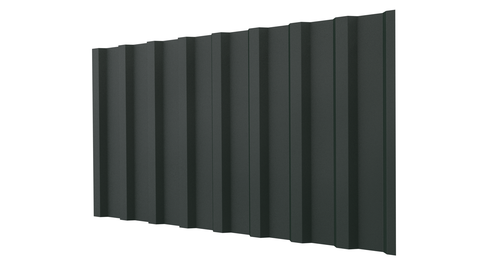 Профнастил С20B 1150/1100x0,5 мм, 6009 пихтовый зеленый матовый