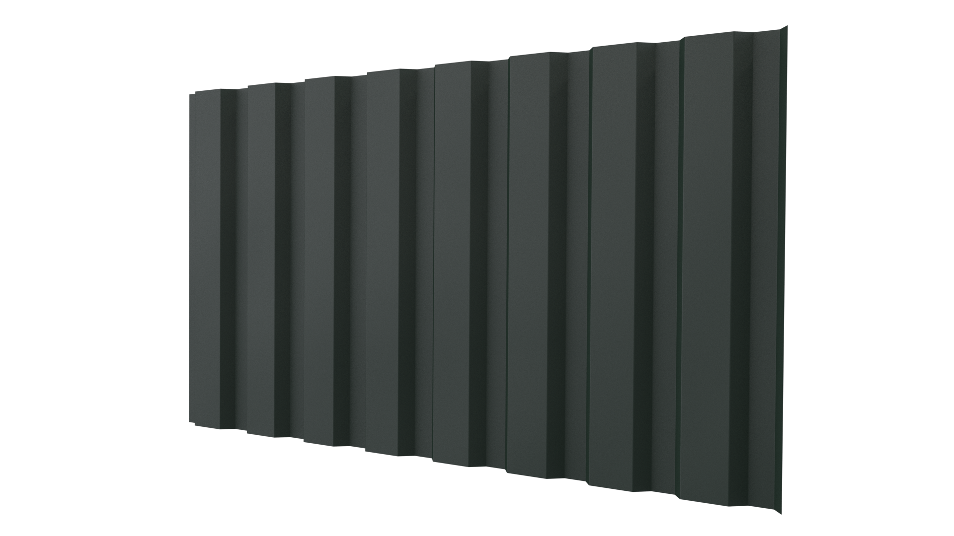 Профнастил С20A 1150/1100x0,45 мм, 6009 пихтовый зеленый матовый