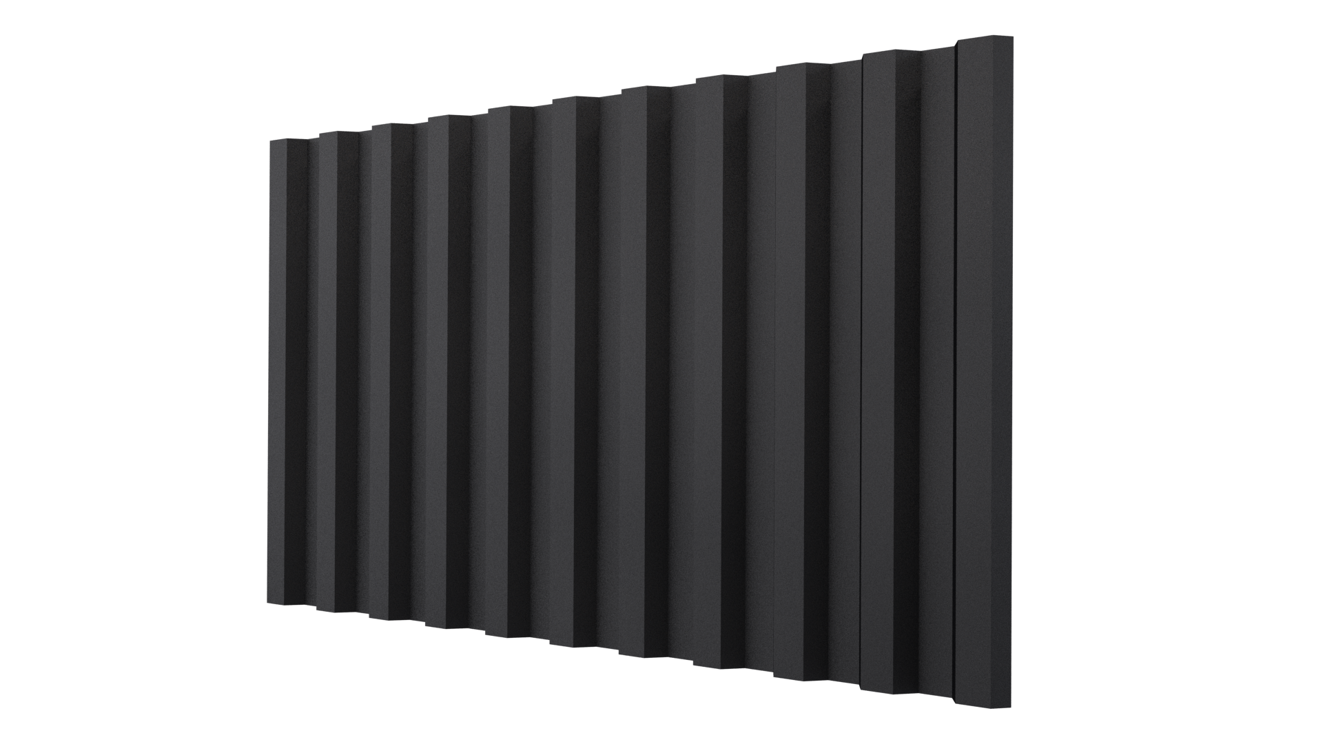 Профнастил С21 1051/1000x0,45 мм, 9005 черный янтарь матовый