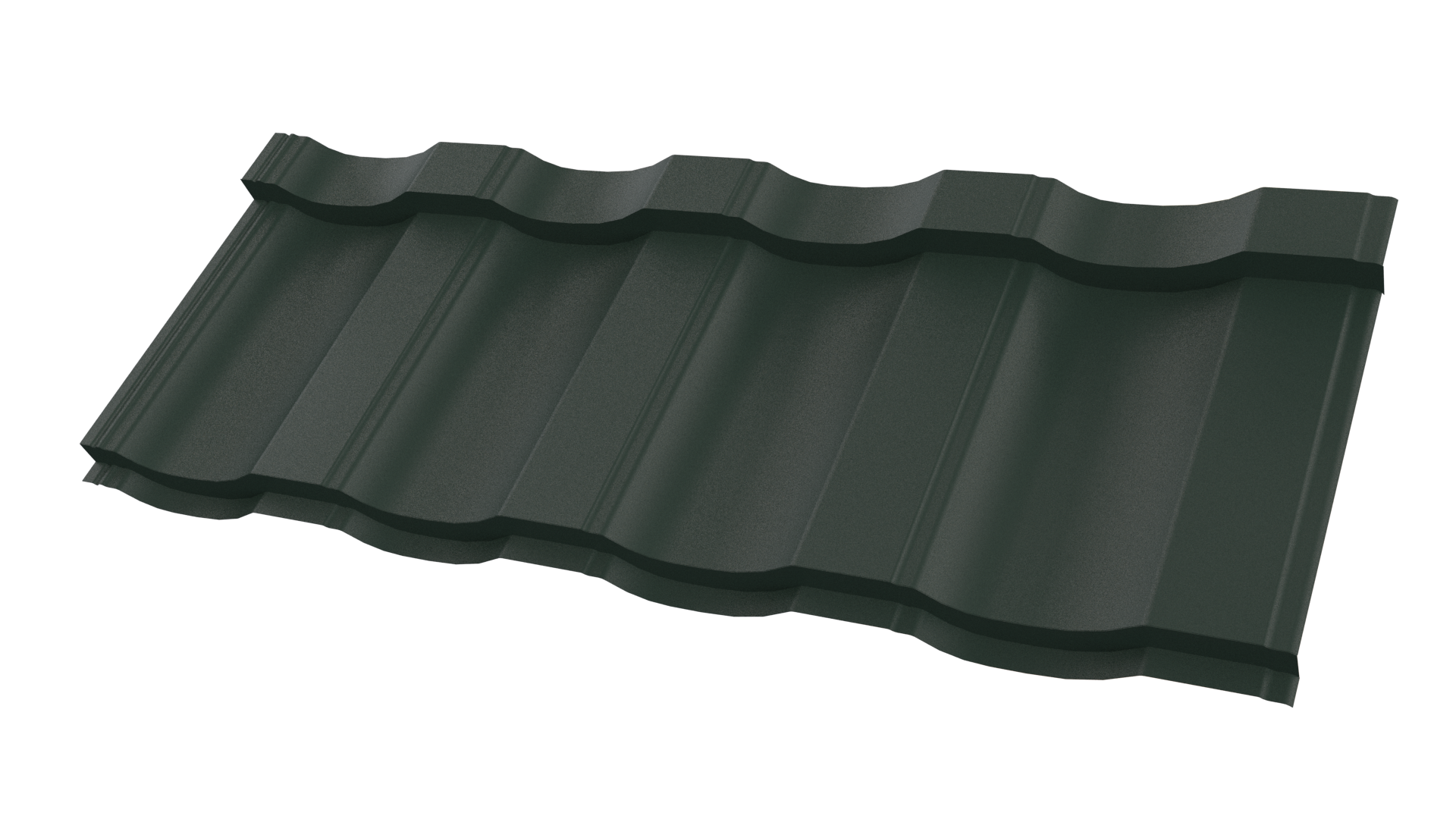 Профиль Орион 25 1200/1150x0,45 мм, 6009 пихтовый зелёный матовый