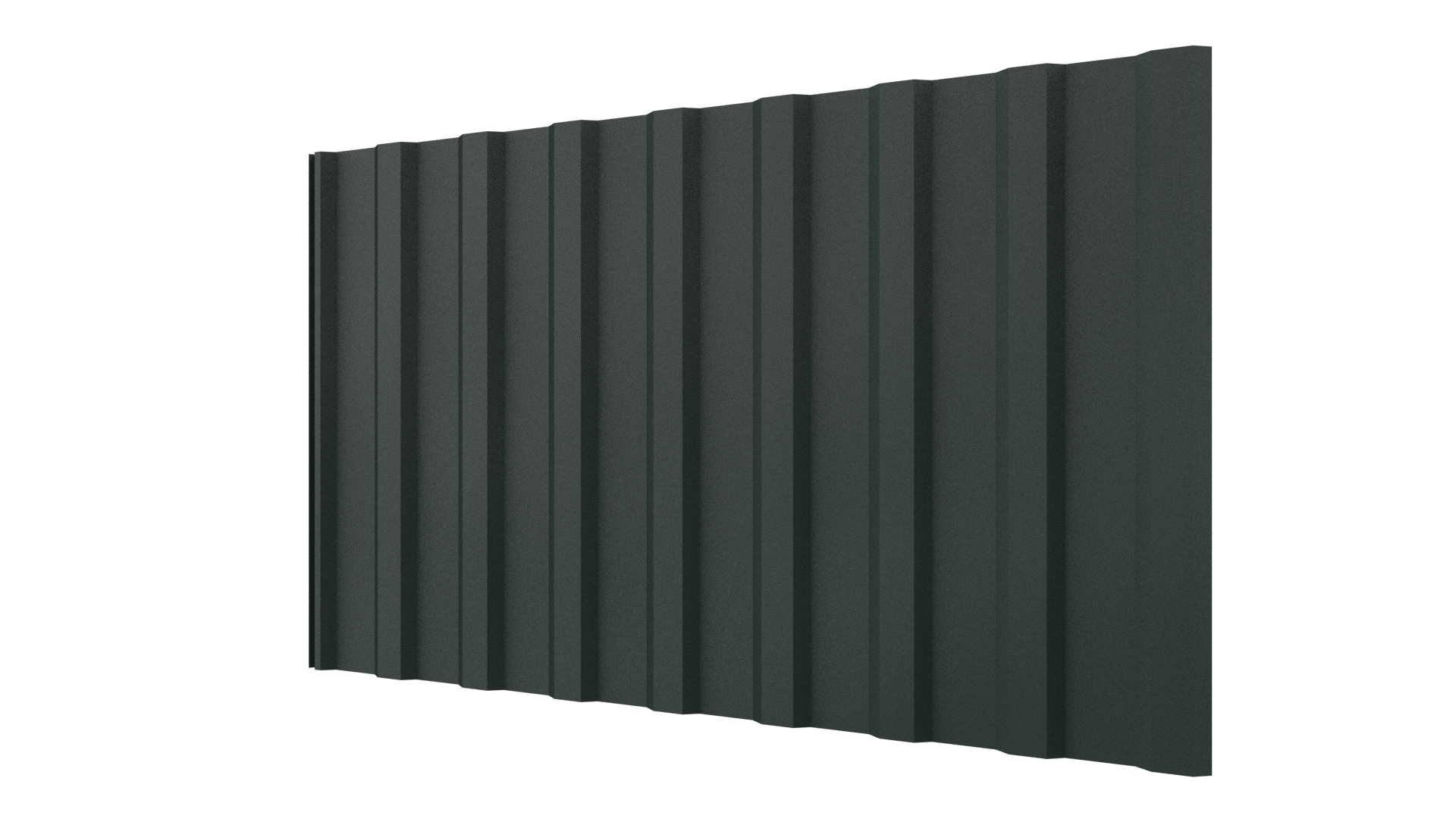Профнастил С20R 1150/1100x0,5 мм, 6009 пихтовый зеленый матовый