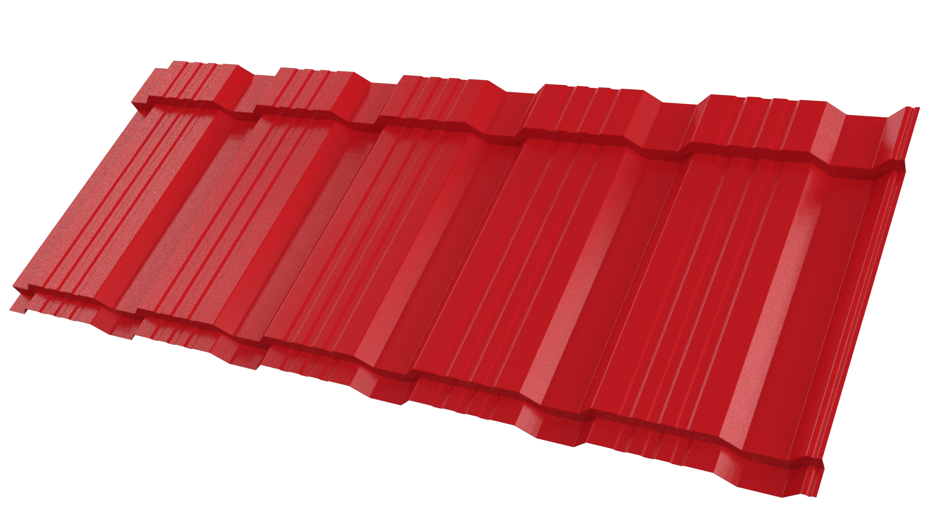 Профиль Пегас 1195/1130x0,45 мм, 3020 транспортный красный глянцевый