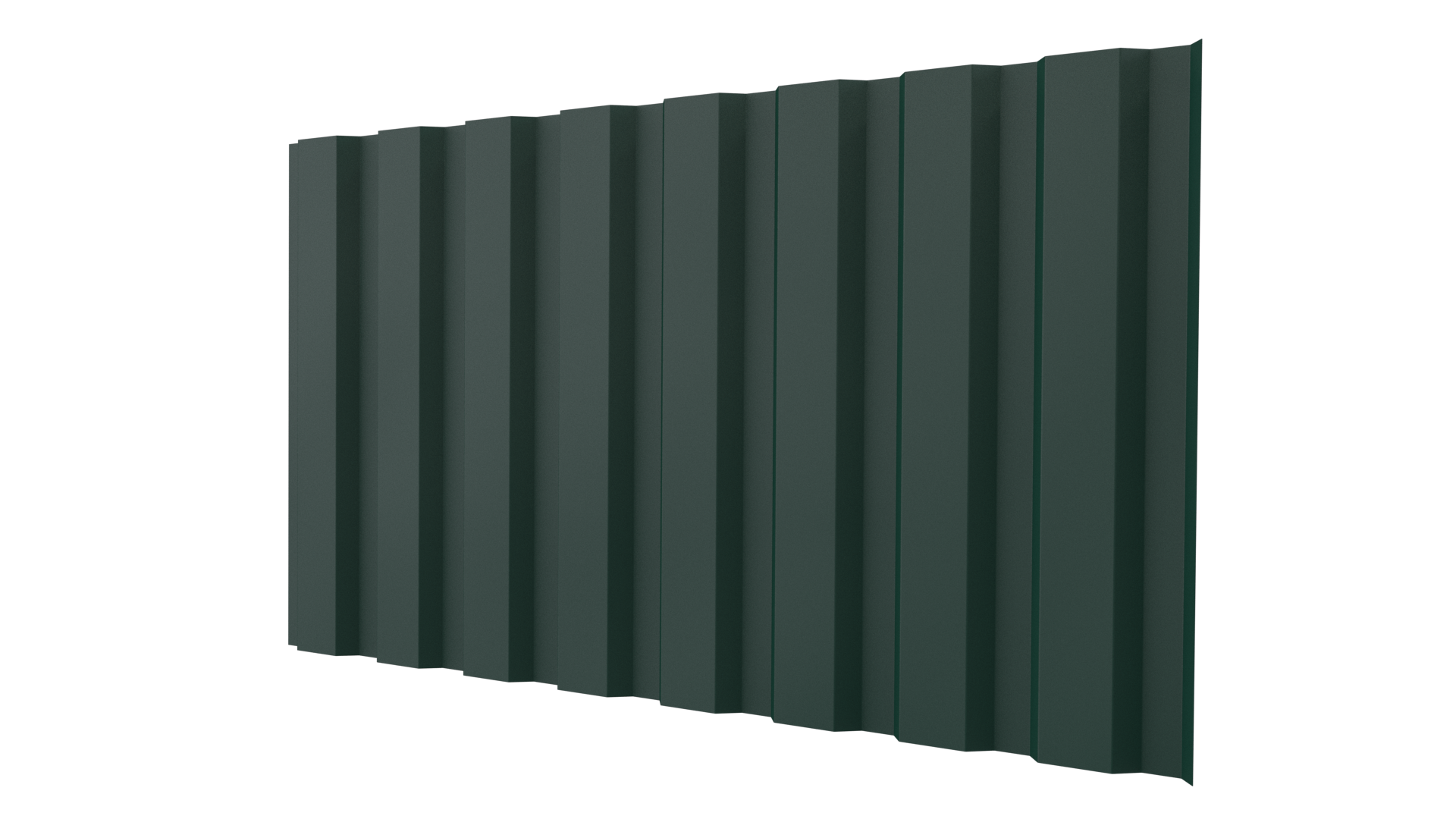 Профнастил С20A 1150/1100x0,45 мм, 6005 зеленый мох матовый