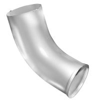 Колено стока 90 мм, 9003 сигнальный белый