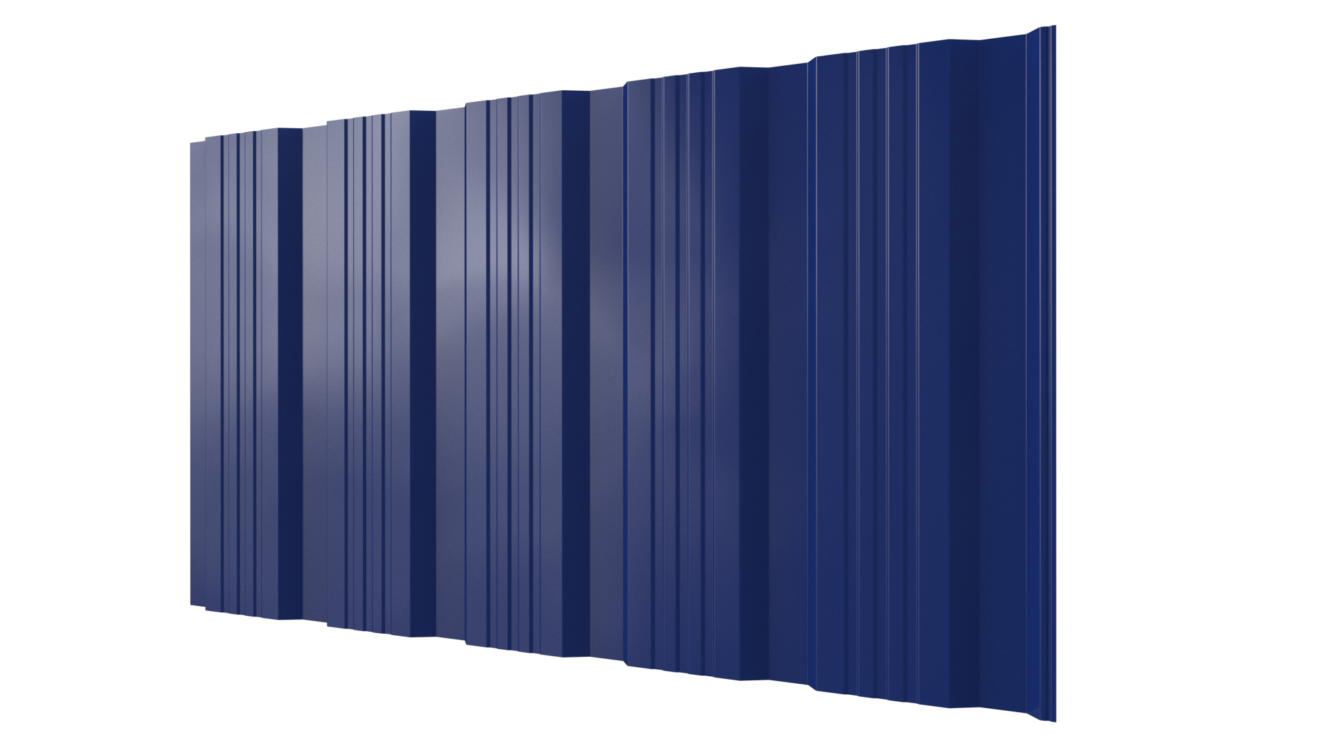 Профнастил К20 1195/1130x0,45 мм, 5002 ультрамариново-синий глянцевый
