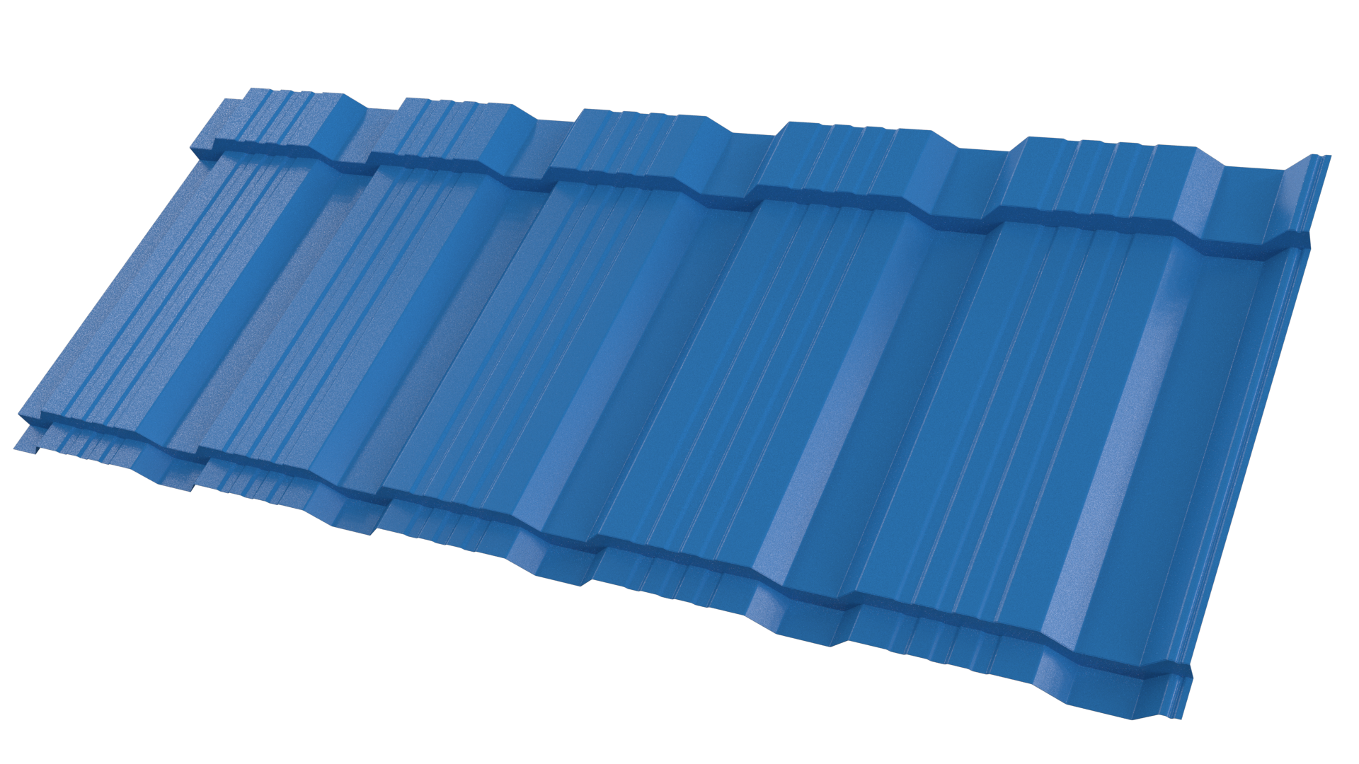 Профиль Пегас 1195/1130x0,45 мм, 5015 небесно-синий глянцевый
