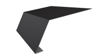 Планка карнизная 100x65x2000 мм, 9005 черный янтарь матовый