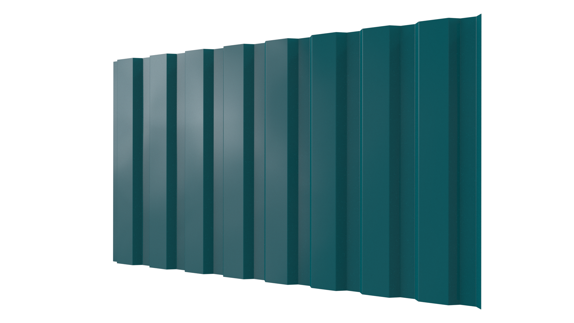 Профнастил С20A 1150/1100x0,65 мм, 5021 водная синь глянцевый