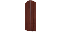 Штакетник Евротрапеция 117x0,45 мм, Antique wood