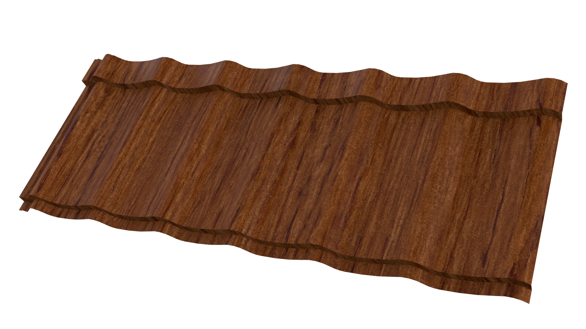 Профиль Феникс 1180/1100x0,45 мм, 8019 Золотой орех 3D