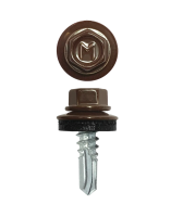 Саморез заборный с полимерным покрытием DAXMER, 5,5x19 мм