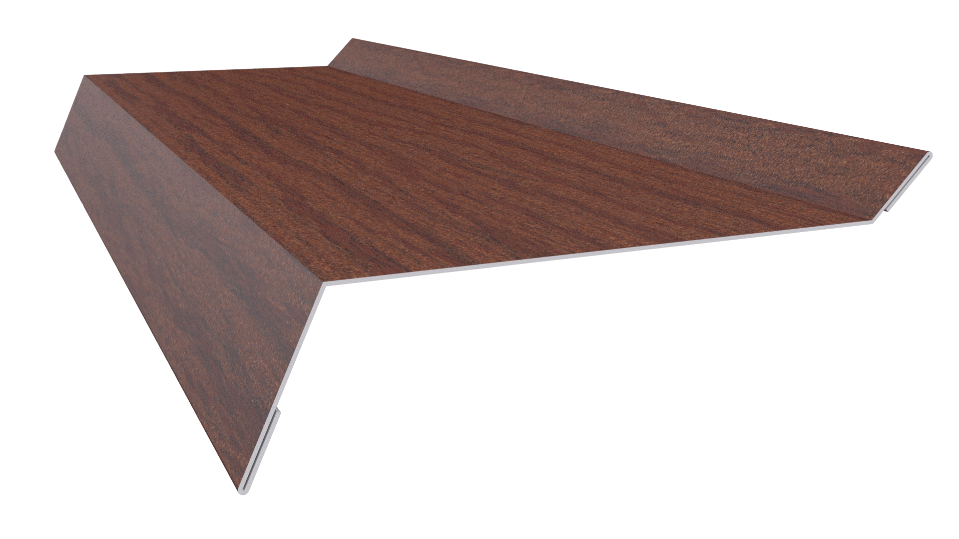 Планка примыкания в штробу 20x60x10 мм, Дуб Кельтик 3D