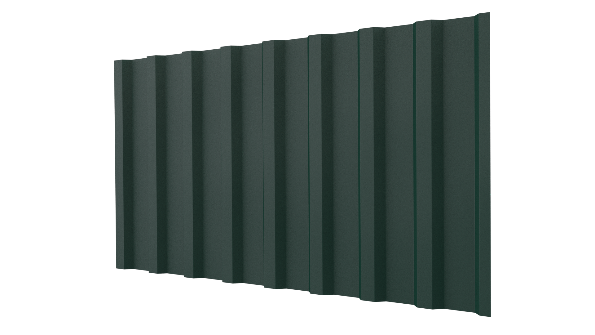 Профнастил С20B 1150/1100x0,5 мм, 6005 зеленый мох матовый