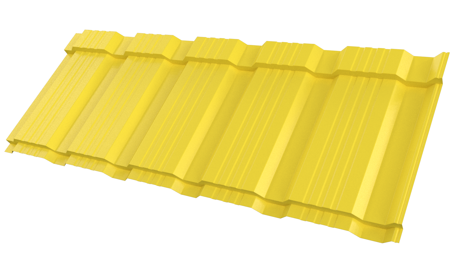 Профиль Пегас 1195/1130x0,45 мм, 1018 цинково-жёлтый глянцевый