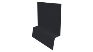 Планка стартовая фальц 135x30x55 мм, 7024 графитовый серый глянцевый