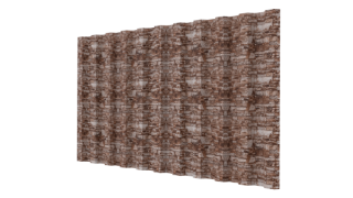 Профнастил С21 1051/1000x0,45 мм, Дикий камень