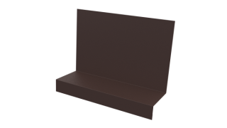 Примыкание боковое фальц 25x65x130 мм, 8017 шоколадно-коричневый PUR Pruf