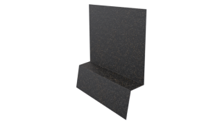 Планка стартовая фальц 135x30x55 мм, Картэн тёмный