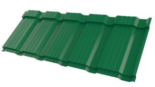 Профиль Пегас 1195/1130x0,45 мм, 6029 мятно-зеленый глянцевый
