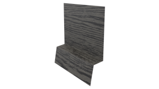 Планка стартовая фальц 135x30x55 мм, Дуб Винтаж 3D