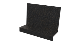 Примыкание боковое фальц 25x65x130 мм, Картэн тёмный