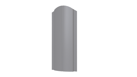 Штакетник Европланка 126x0,45 мм, 7047 телегрей 4 глянцевый