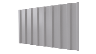 Профнастил С20B 1150/1100x0,4 мм эконом, 7047 телегрей 4 глянцевый