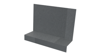 Примыкание боковое фальц 25x65x130 мм, цинк