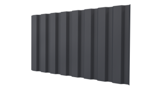 Профнастил С20A 1150/1100x0,5 мм, 7024 графитовый серый матовый