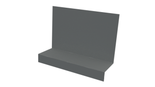 Примыкание боковое фальц 25x65x130 мм, 7005 мышино-серый глянцевый