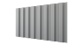 Профнастил С20A 1150/1100x0,6 мм, цинк
